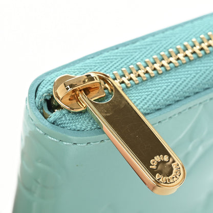 Louis Vuitton Vernis Zippy Coin Purse Blue Lagon 8 of 8