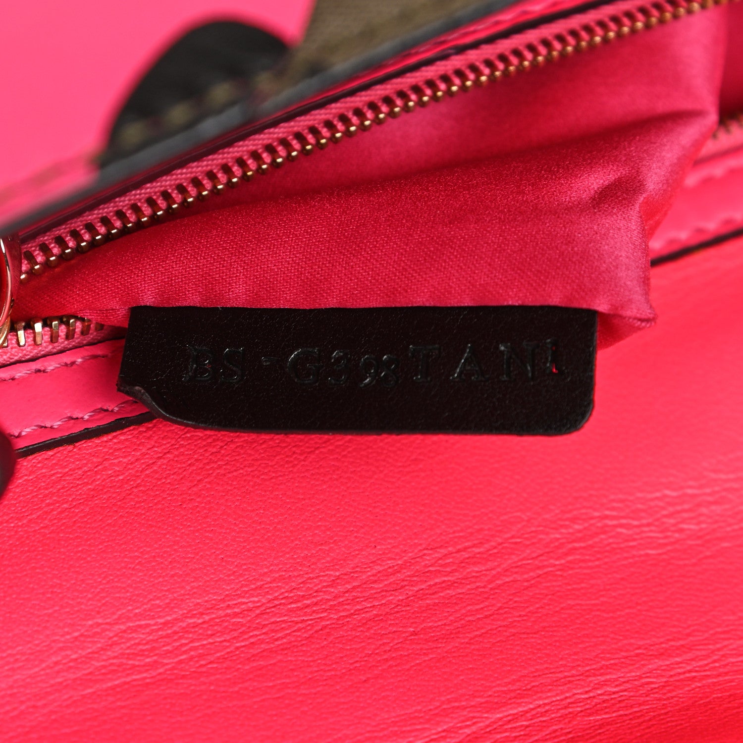 Valentino Garavani Nappa Canvas Camouflage Medium Glam Lock Rockstud Flap Fuxia Fluo 7 of 12