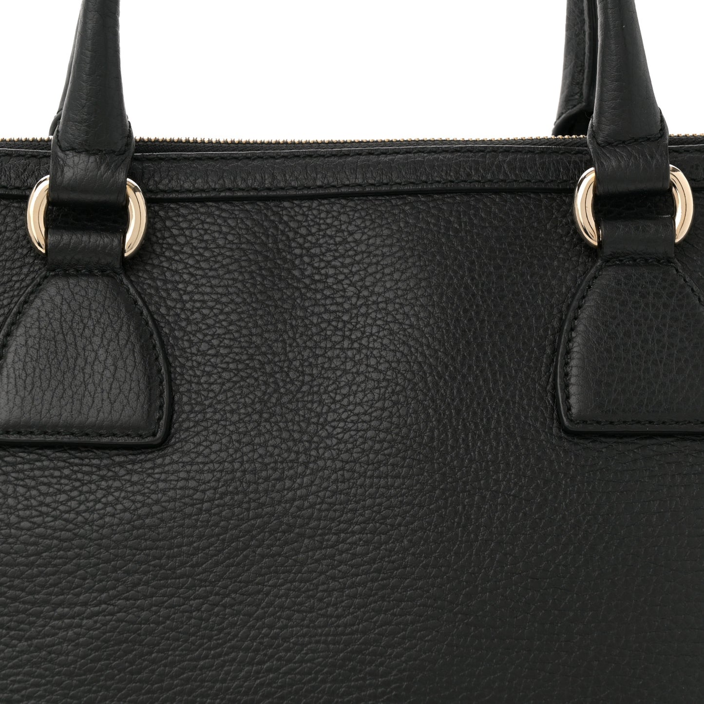 Dollar Calfskin GG Charm Satchel Black