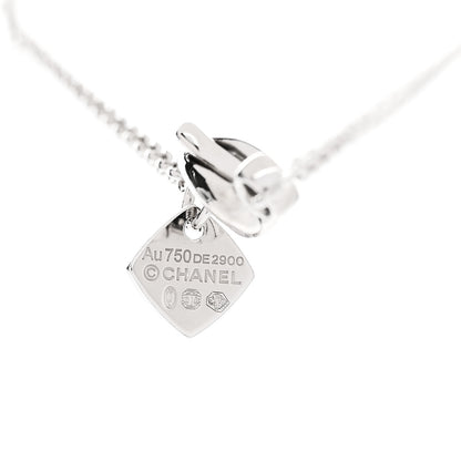 Chanel 18K White Gold Coco Crush Pendant Necklace 5 of 6