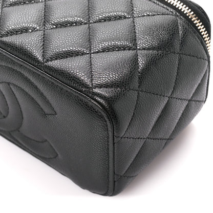 Chanel Caviar Quilted Small Vanity Case With Chain Black 10 of 11