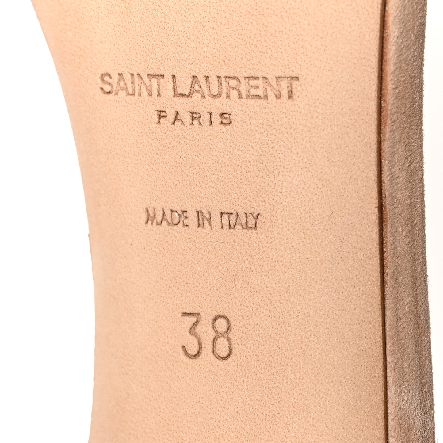 Suede Calfskin Opyum 85 Sandals 38 Misia