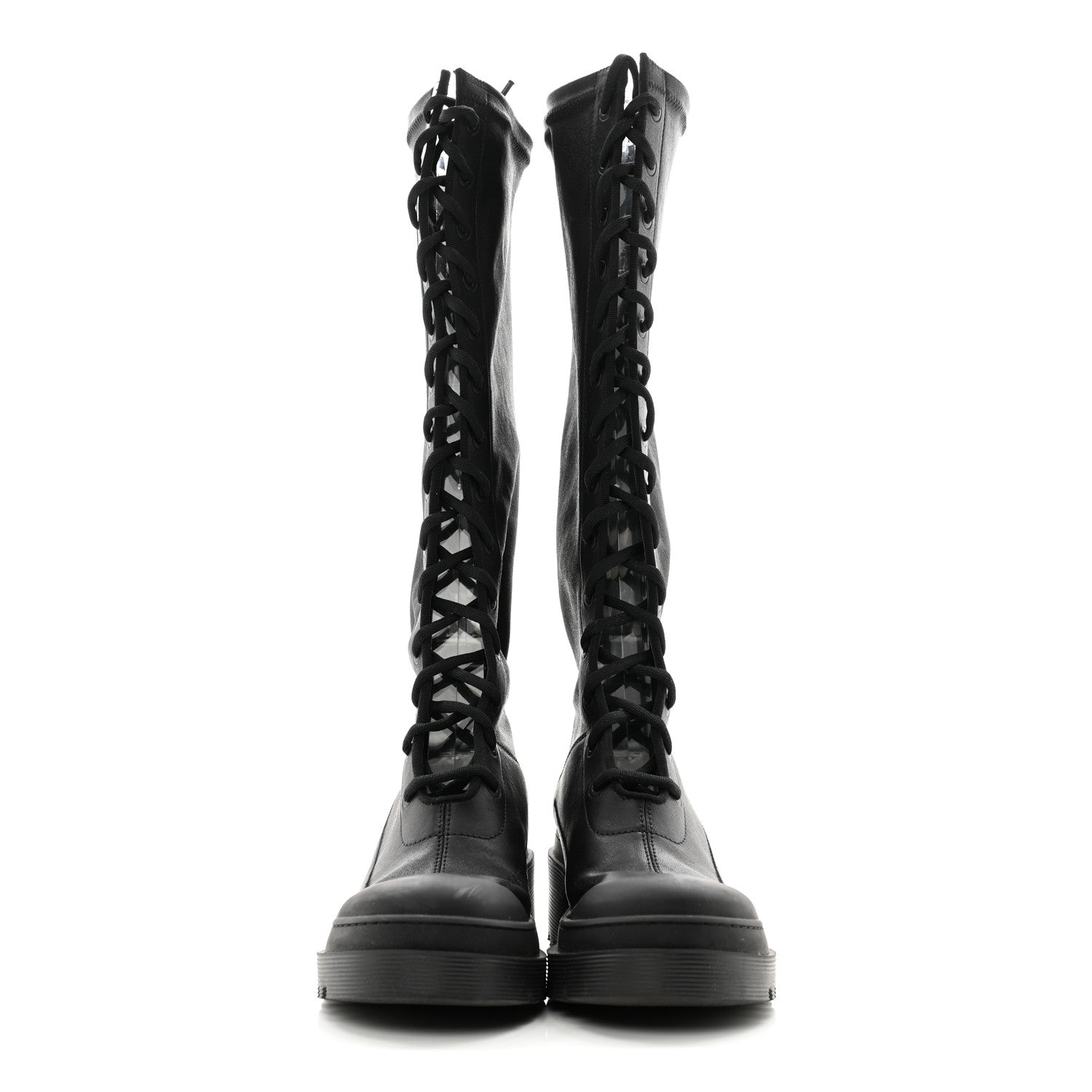 Christian Dior Nappa Stretch Dior Arcade High Boots 36 Black 2 of 12