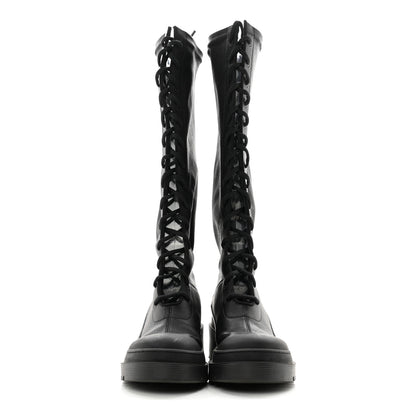 Christian Dior Nappa Stretch Dior Arcade High Boots 36 Black 2 of 12
