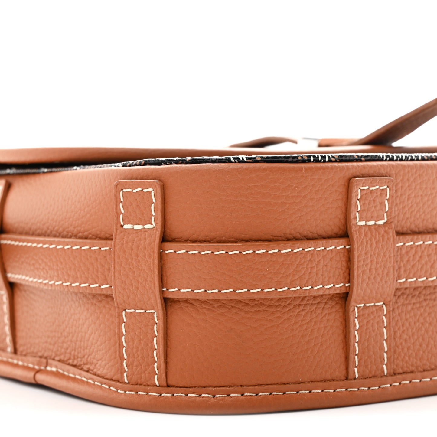 Goyardine Belvedere II PM Messenger Bag Black Gold