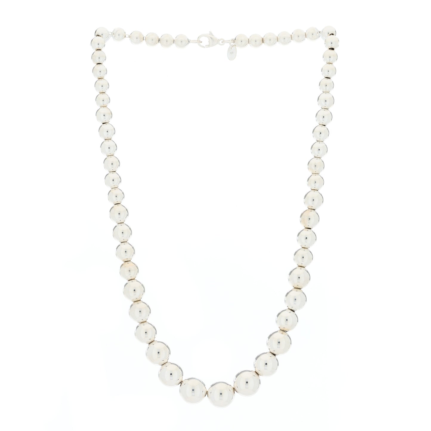 Sterling Silver HardWear Graduated Ball Necklace