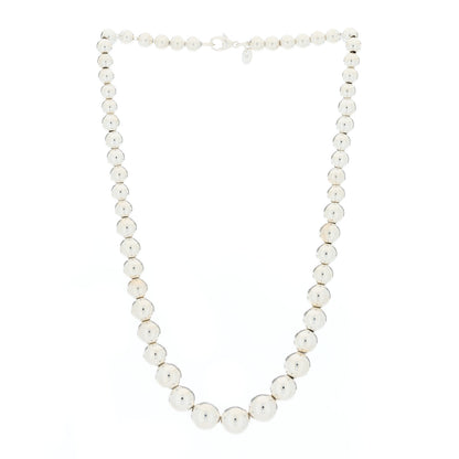 Tiffany Sterling Silver HardWear Graduated Ball Necklace 2 of 4