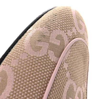 Gucci Monogram Macro GG Nappa Charlotte Womens Princetown Slippers 38 Beige Perfect Pink 13 of 13