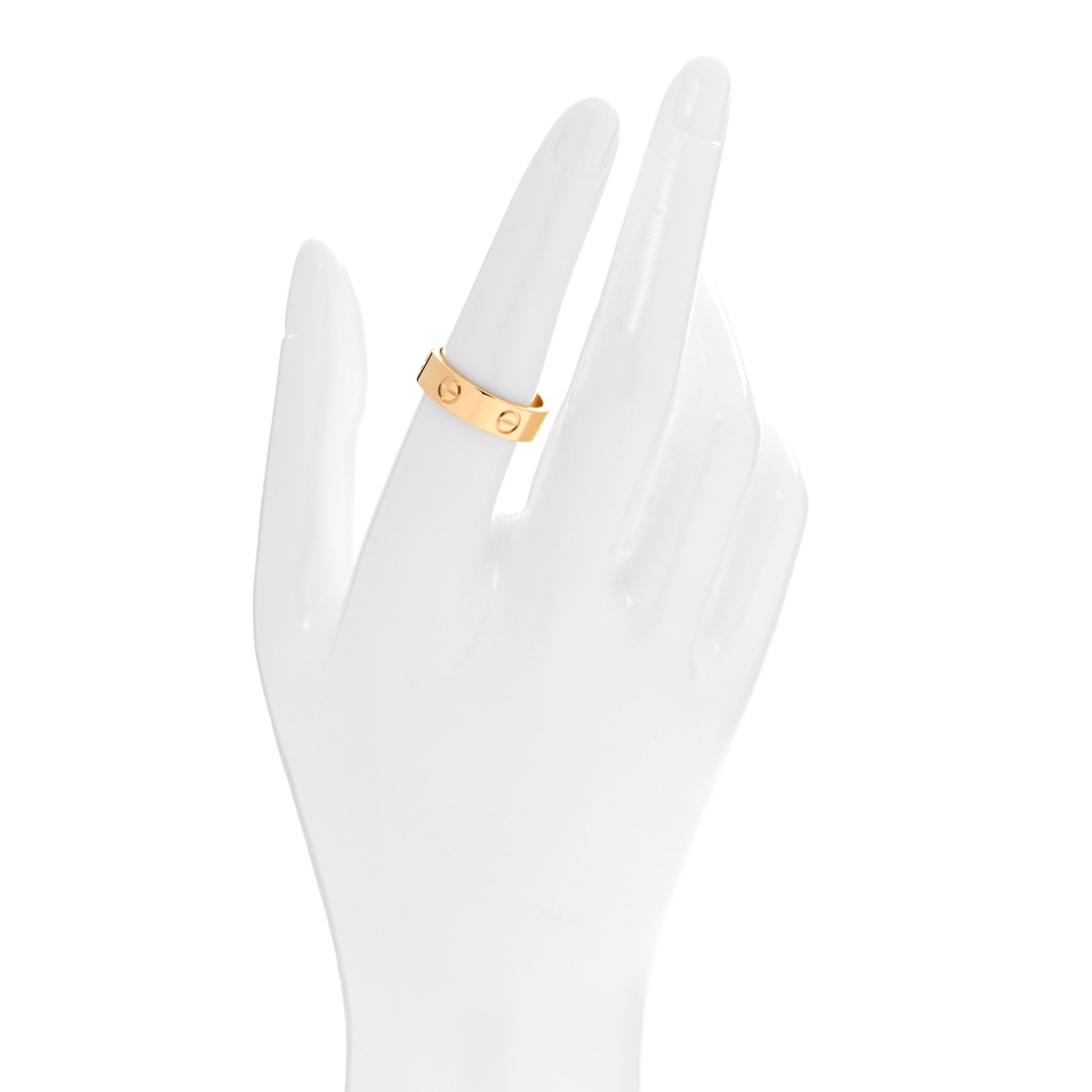 18K Yellow Gold 5.5mm LOVE Ring 55 7.25