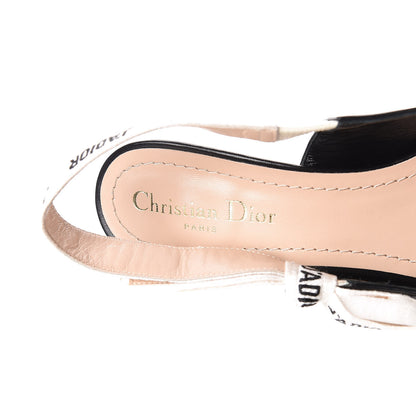 Christian Dior Lambskin Ribbon J'Adior Slingback 65mm Pumps 38.5 Black 7 of 7