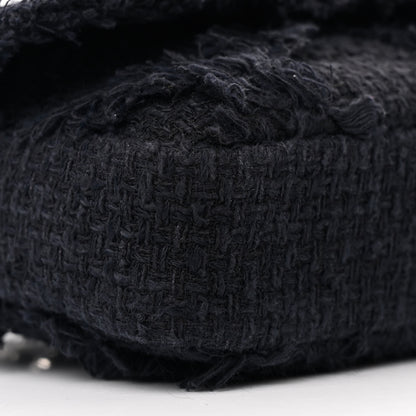 Chanel Tweed Medium Nature Single Flap Navy 9 of 10