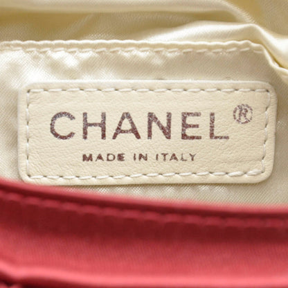 Chanel Satin Flap Clutch Red 9 of 11