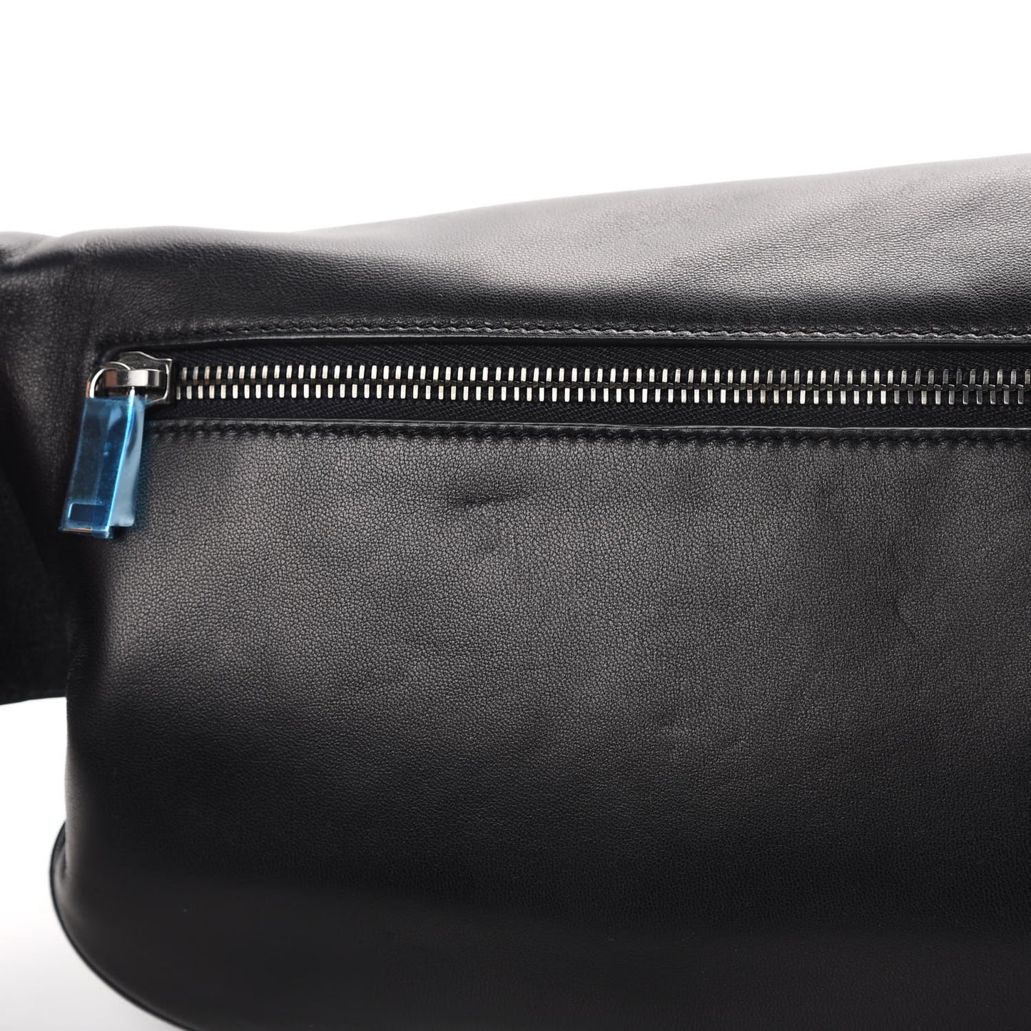 Lambskin Subway Belt Bag Black