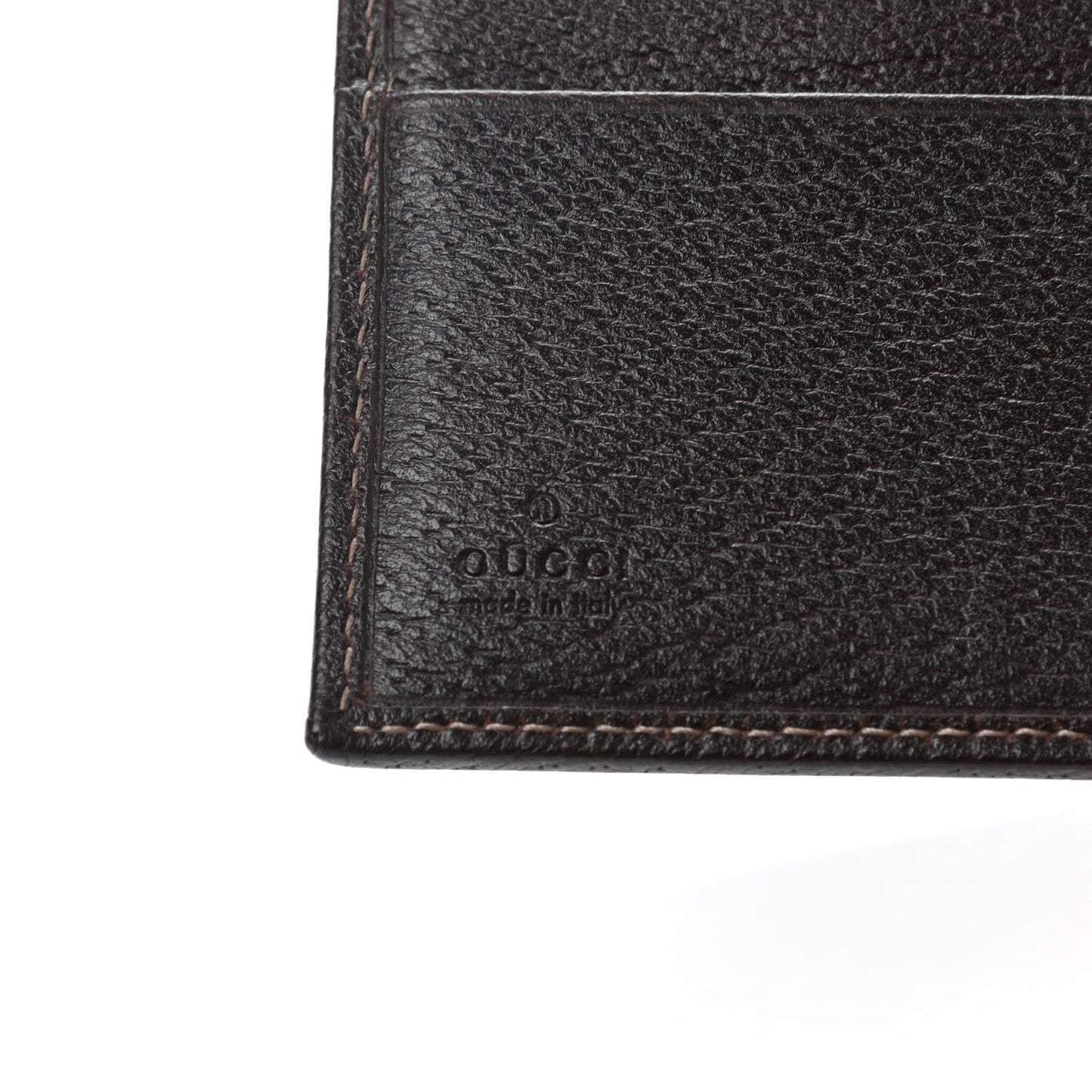 Monogram Abbey Compact Wallet Dark Brown