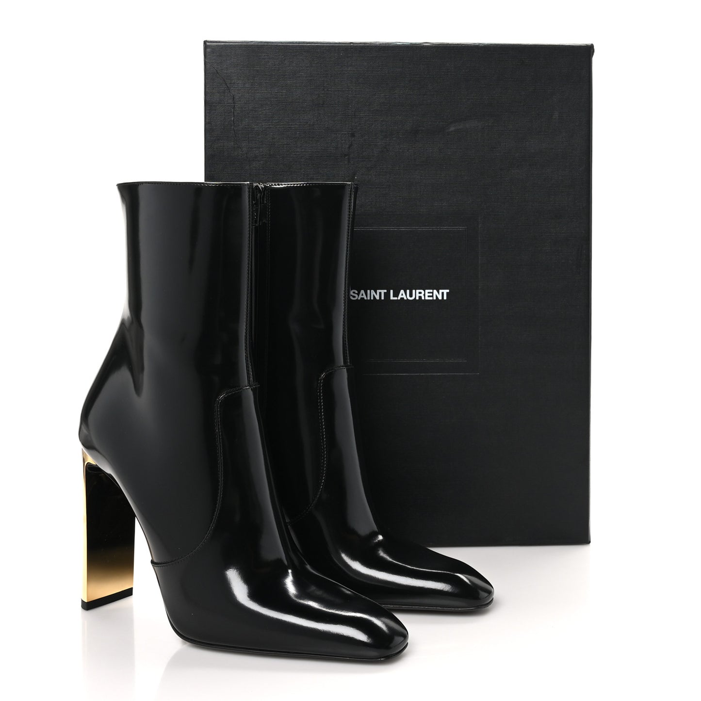 Vitello Marilyn Auteuil 105 Ankle Zip Boots 39 Black