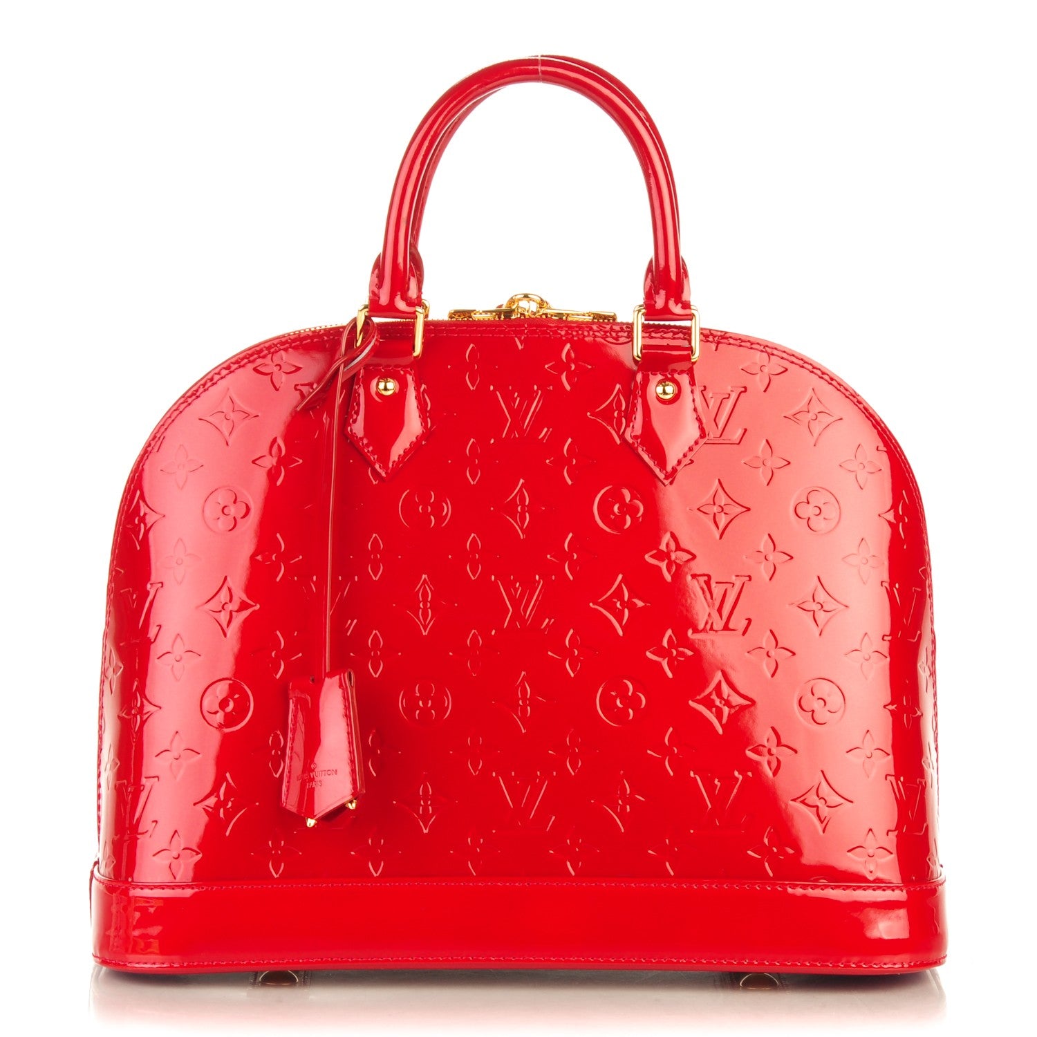 Louis Vuitton Vernis Alma MM Pomme D'Amour 1 of 8