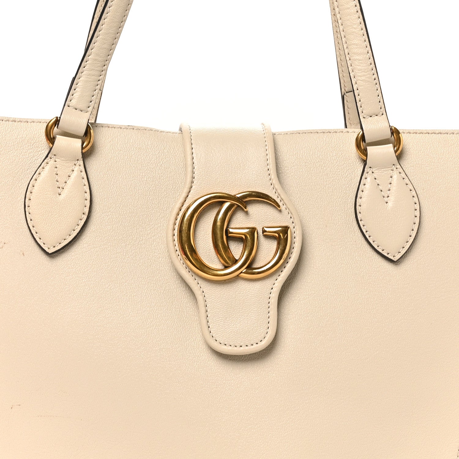 Gucci New Sakai Calfskin Lux Small Dahlia Tote Mystic White 8 of 12