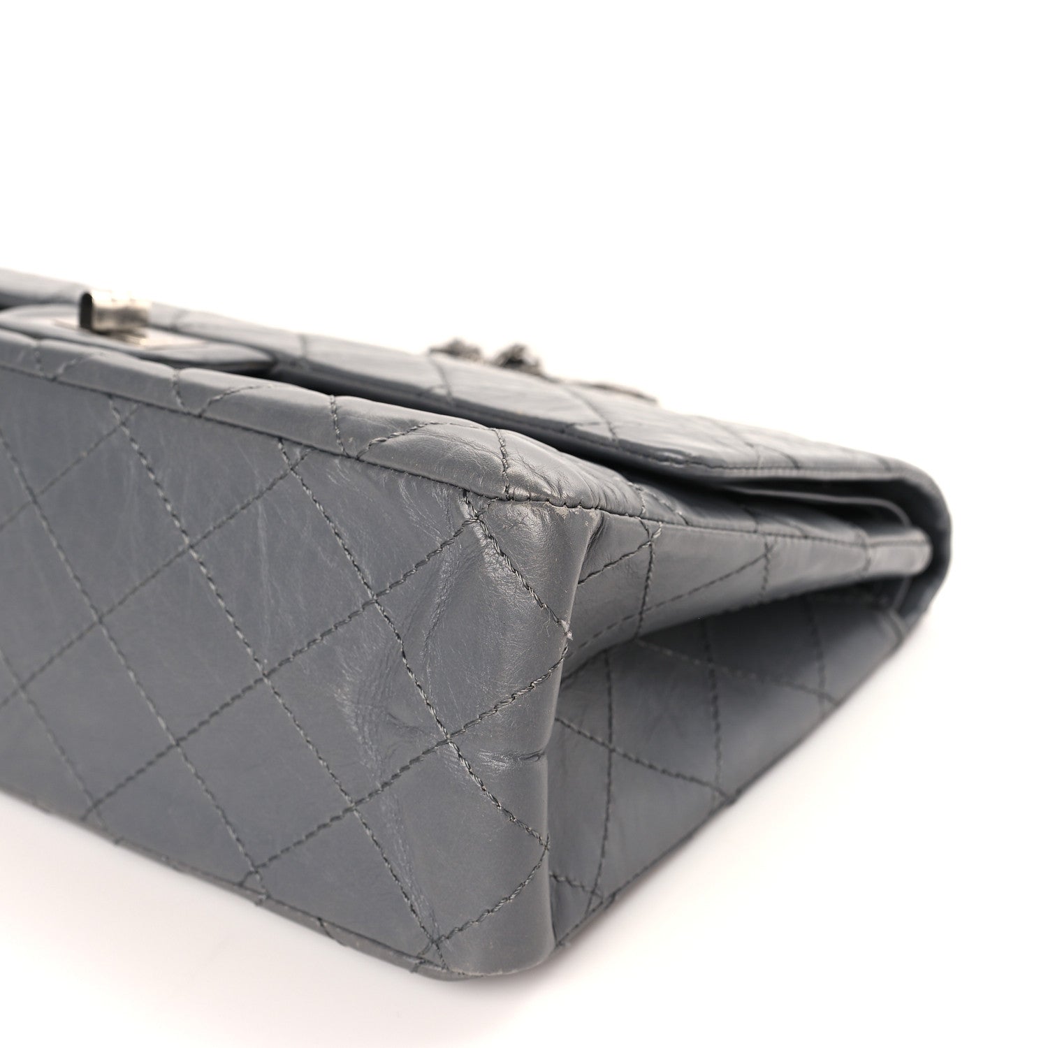 Chanel Aged Calfskin Quilted 2.55 Reissue 227 Flap Grey 9 of 9