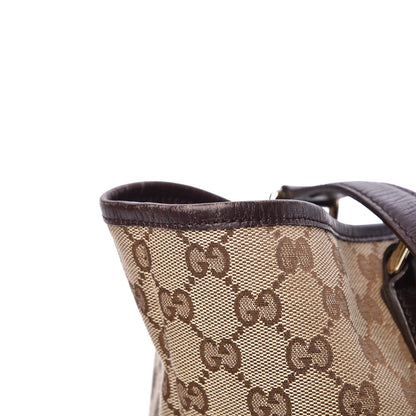 Gucci Monogram Medium Jolicoeur Tote Brown 10 of 11
