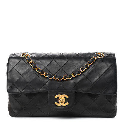 Chanel Lambskin Quilted Small Double Flap Black 1 of 17