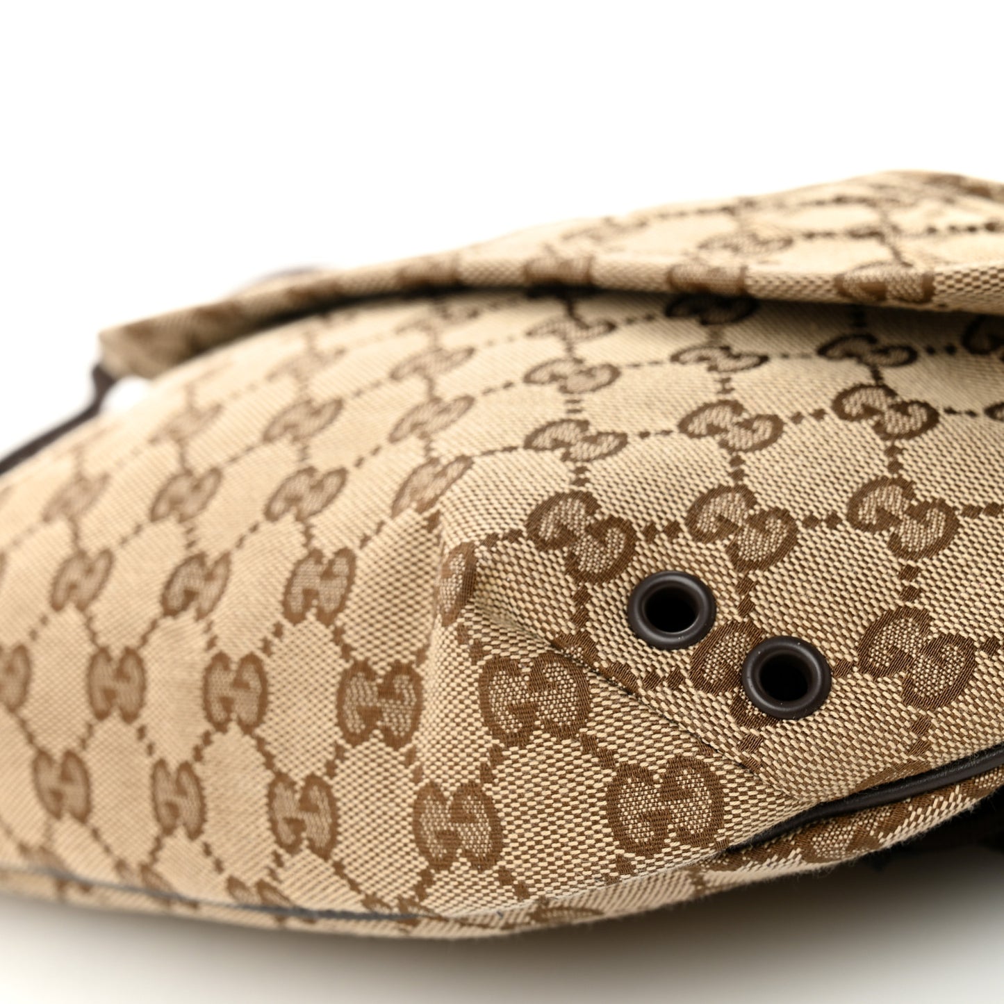 Monogram Large Belt Bag Beige Dark Brown