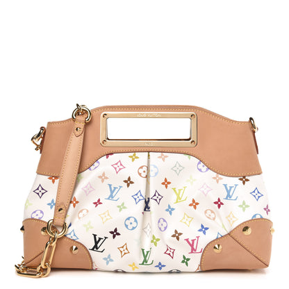 Louis Vuitton Monogram Multicolor Judy MM White 1 of 9
