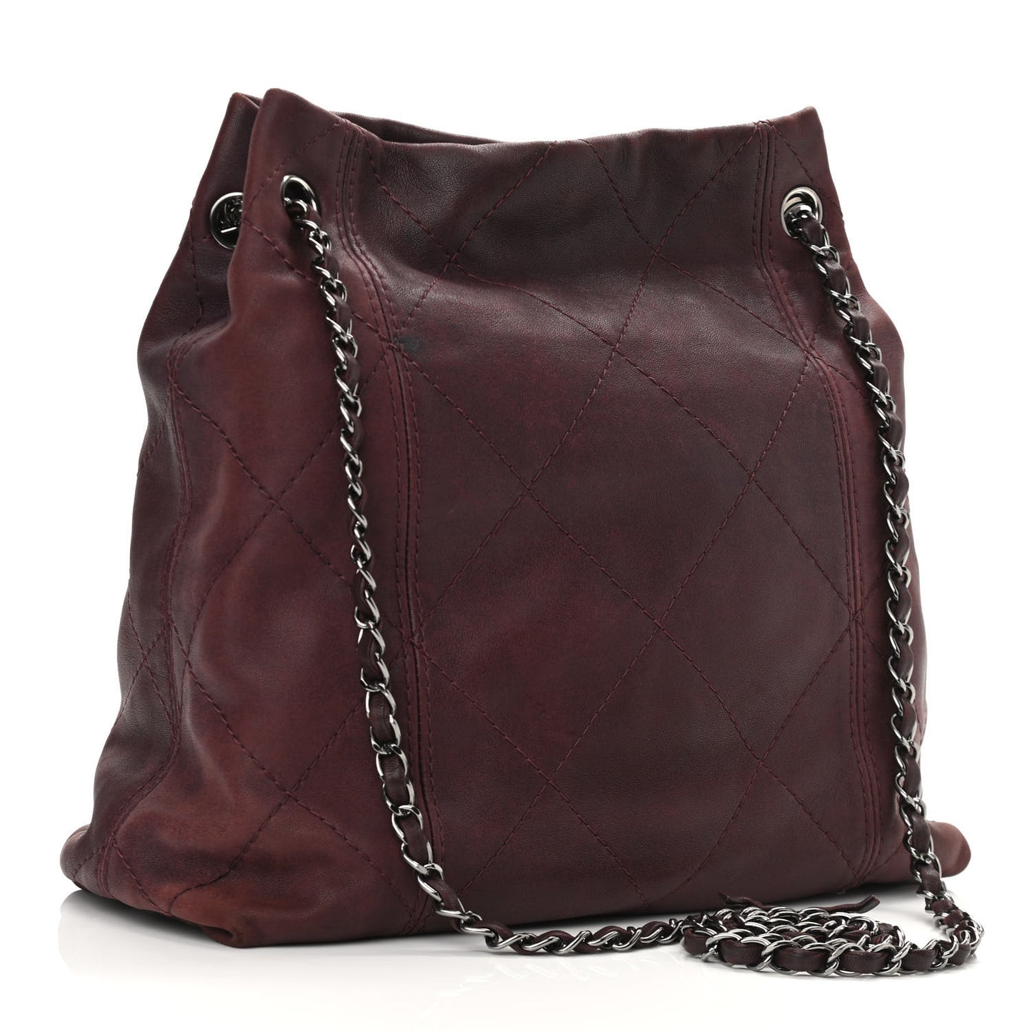 Lambskin Soft Touch Shoulder Bag Prune