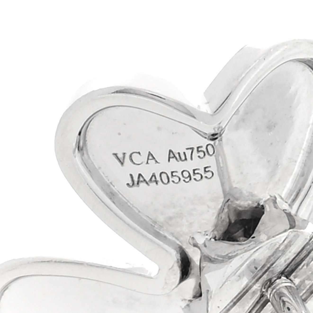 18K White Gold Diamond Small Frivole Earrings