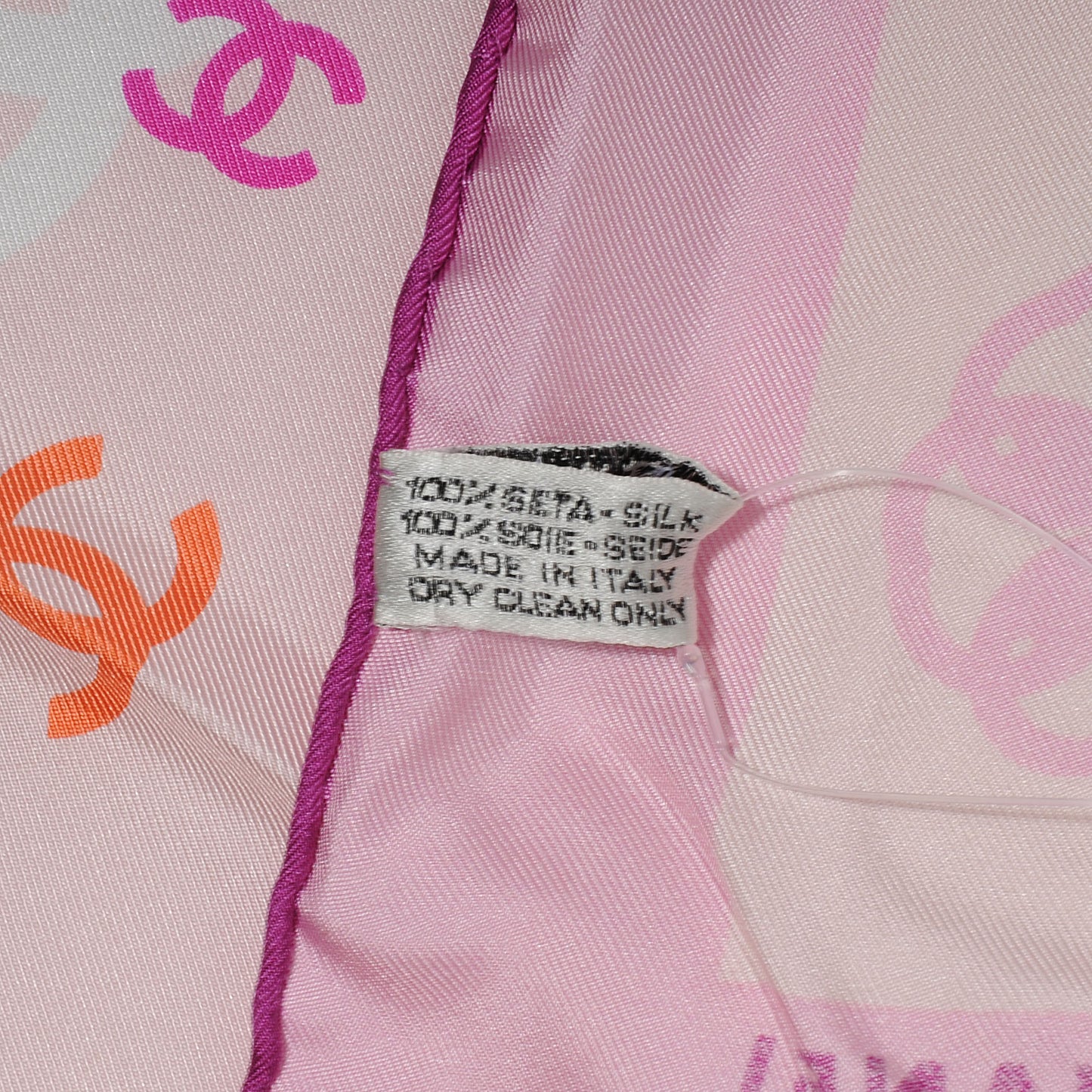 Silk Camellia Scarf Pink