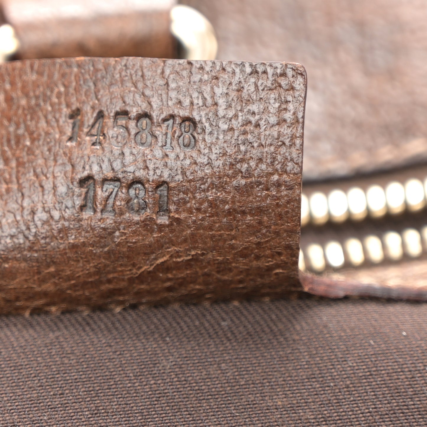 Monogram Piston Lock Tote Brown