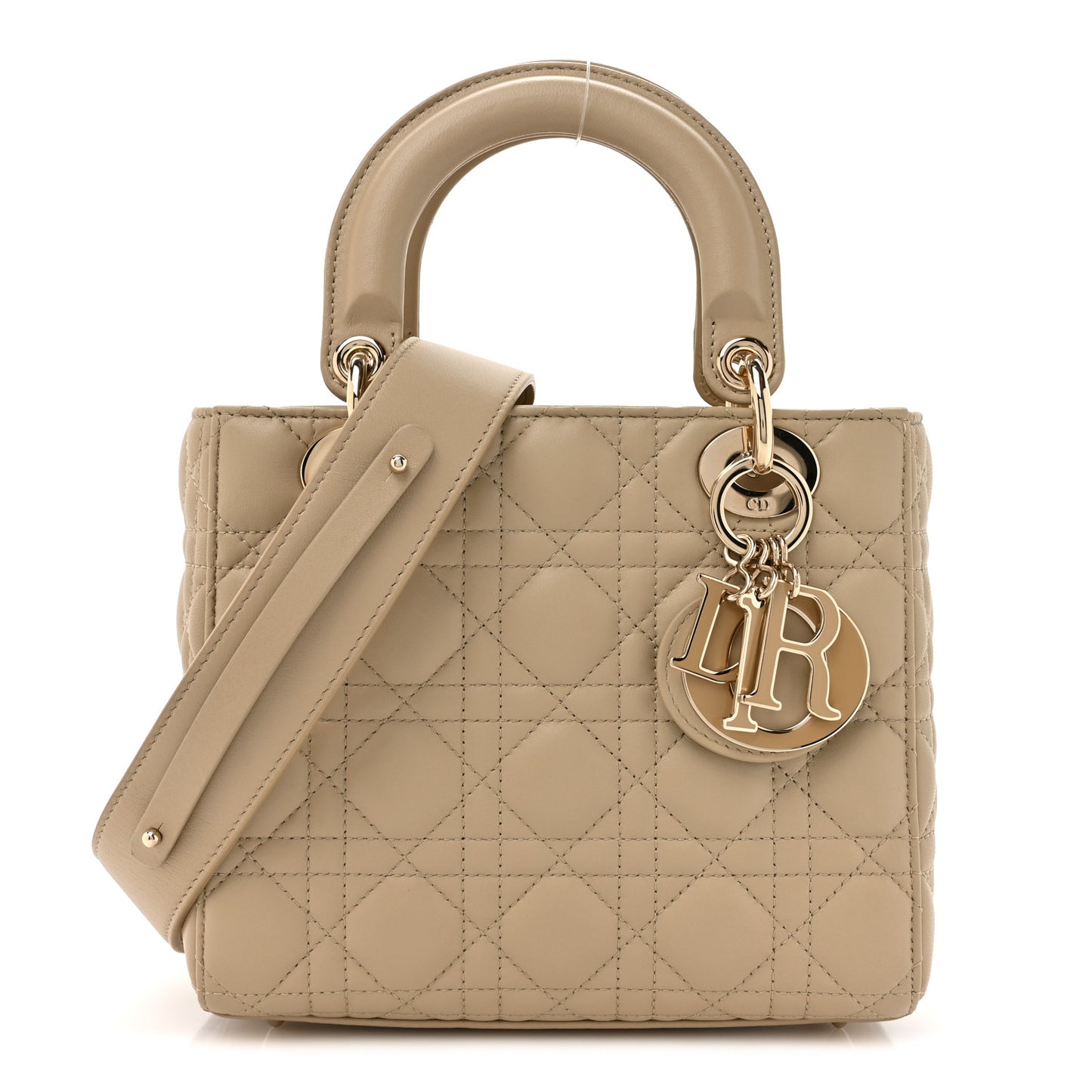 Lambskin Cannage Small My ABCDior Lady Dior Corda