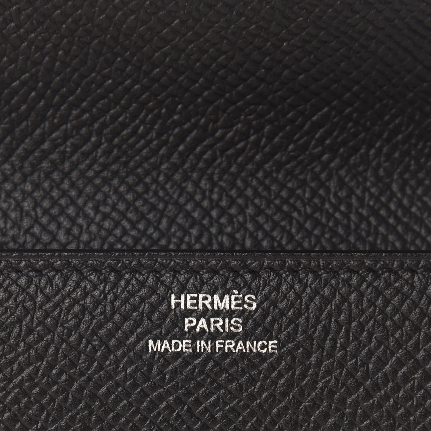 Hermes Epsom Clic Mini Card Holder Black 6 of 7