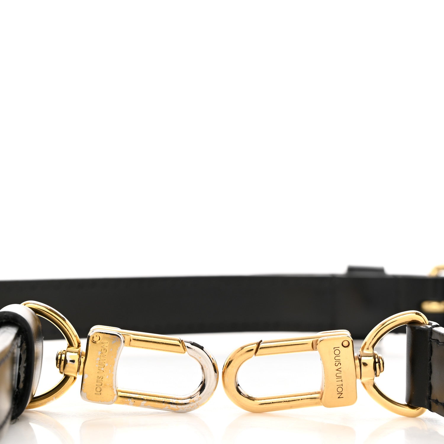Louis Vuitton Calfskin Adjustable Keepall Bandouliere Shoulder Strap Black 3 of 3