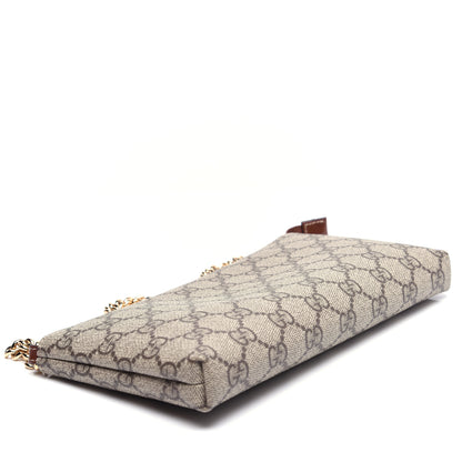 Gucci GG Supreme Monogram Wrist Wallet Brown 4 of 10