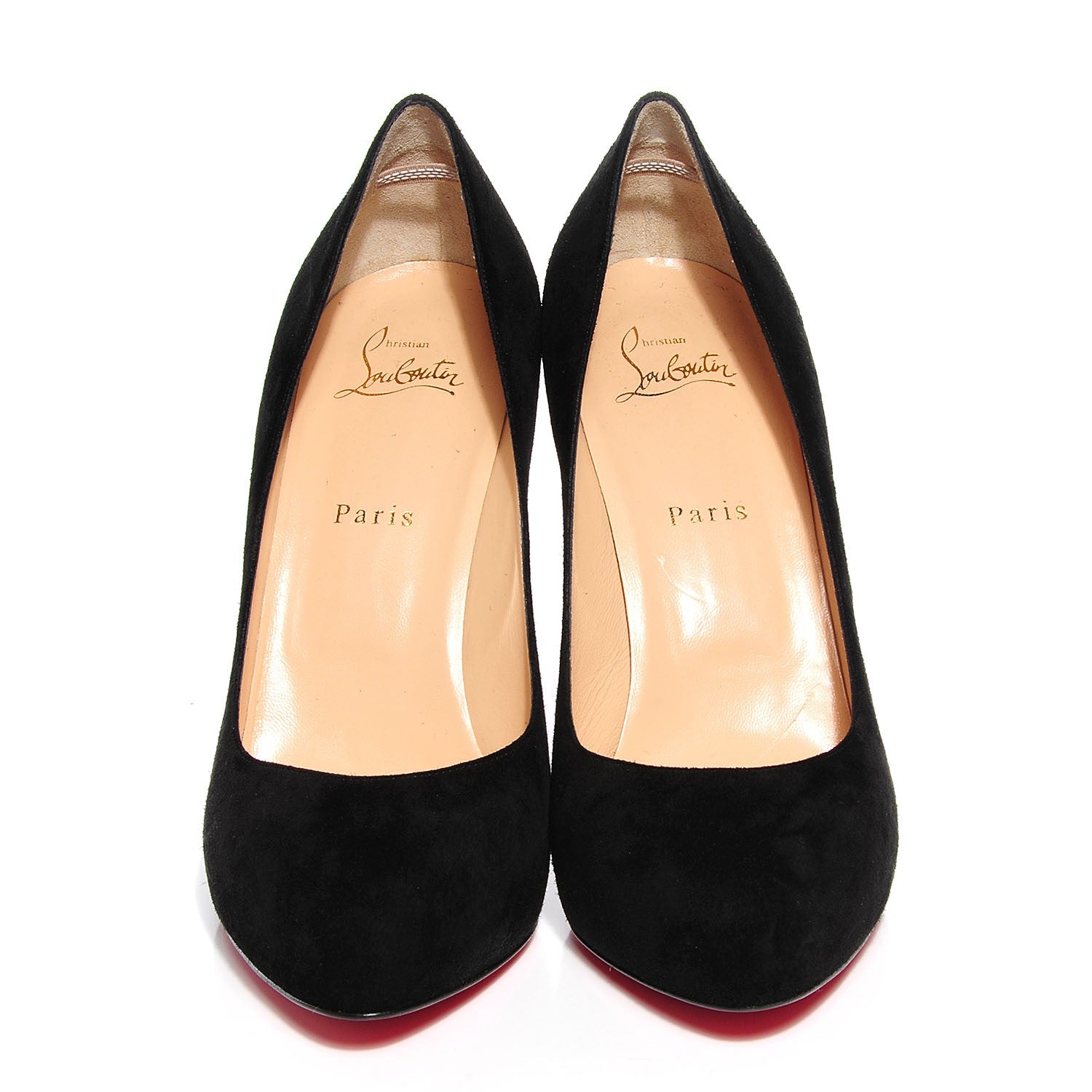 Christian Louboutin Suede New Declic 120 Pumps 40 Black 2 of 7