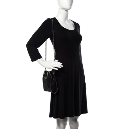 Stella McCartney Shaggy Deer Tiny Falabella Tote Black 2 of 12