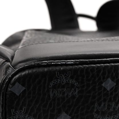 MCM Visetos Dual Stark Cyber Flash Backpack Black 10 of 11