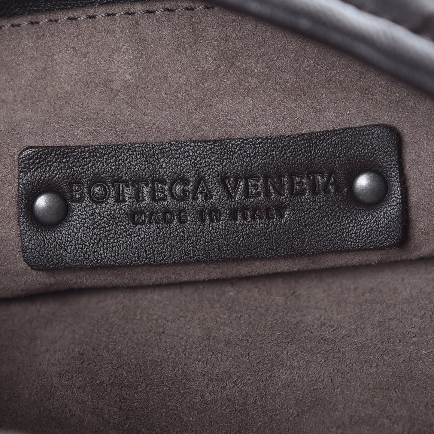 Nappa Intrecciato Small Veneta Hobo Ebano