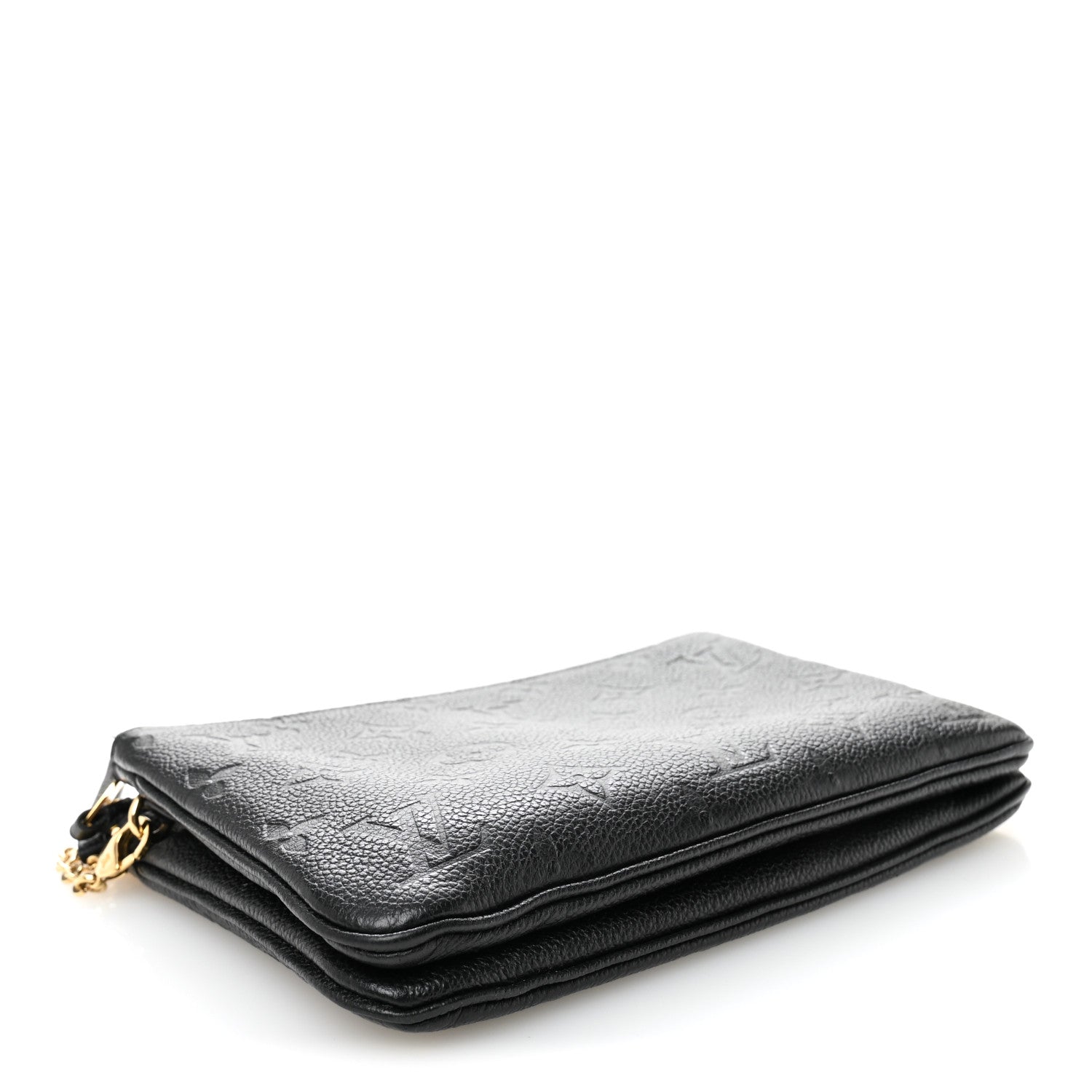 Louis Vuitton Empreinte Double Zip Pochette Black 4 of 13