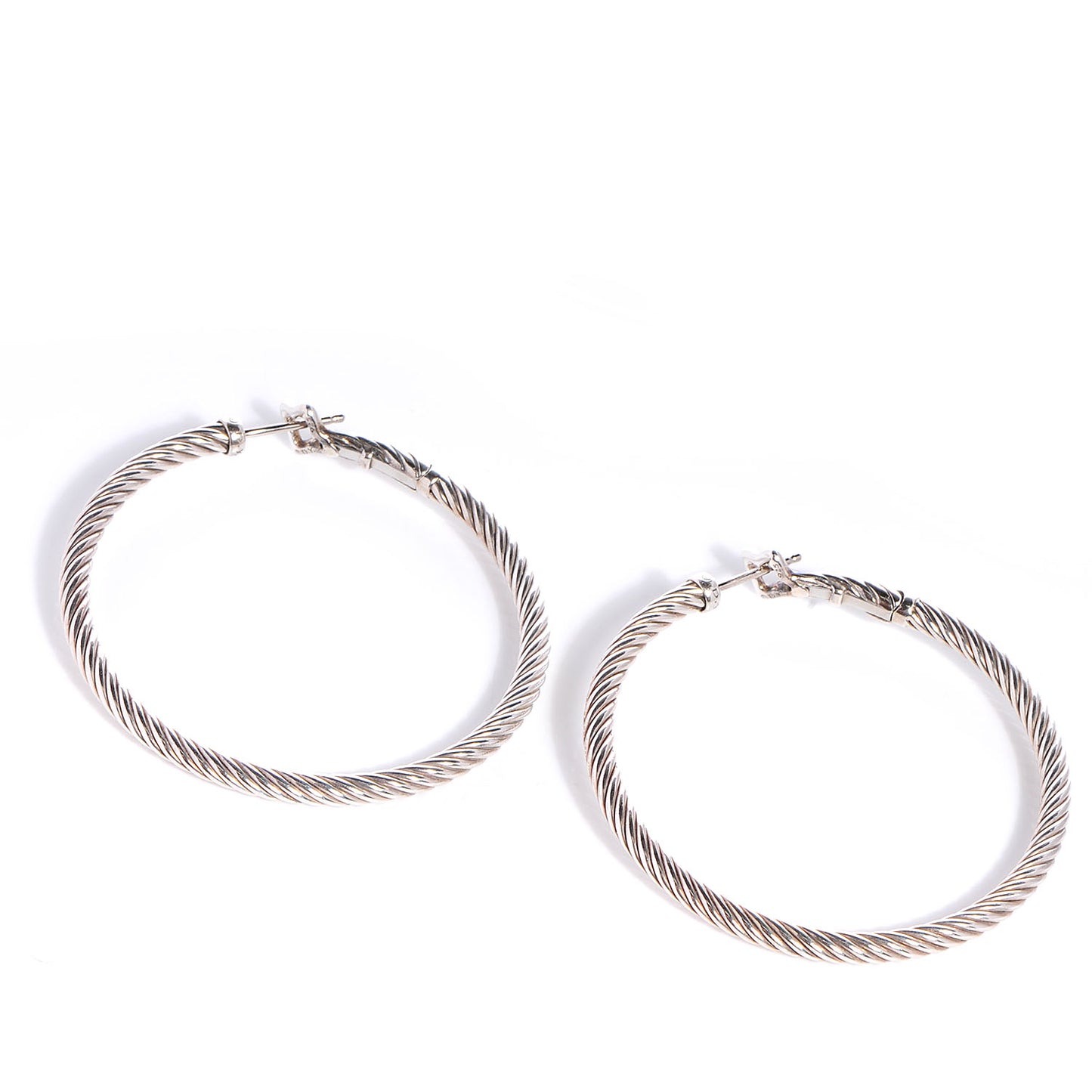 Sterling Silver Cable Classics Extra Large Hoop Earrings