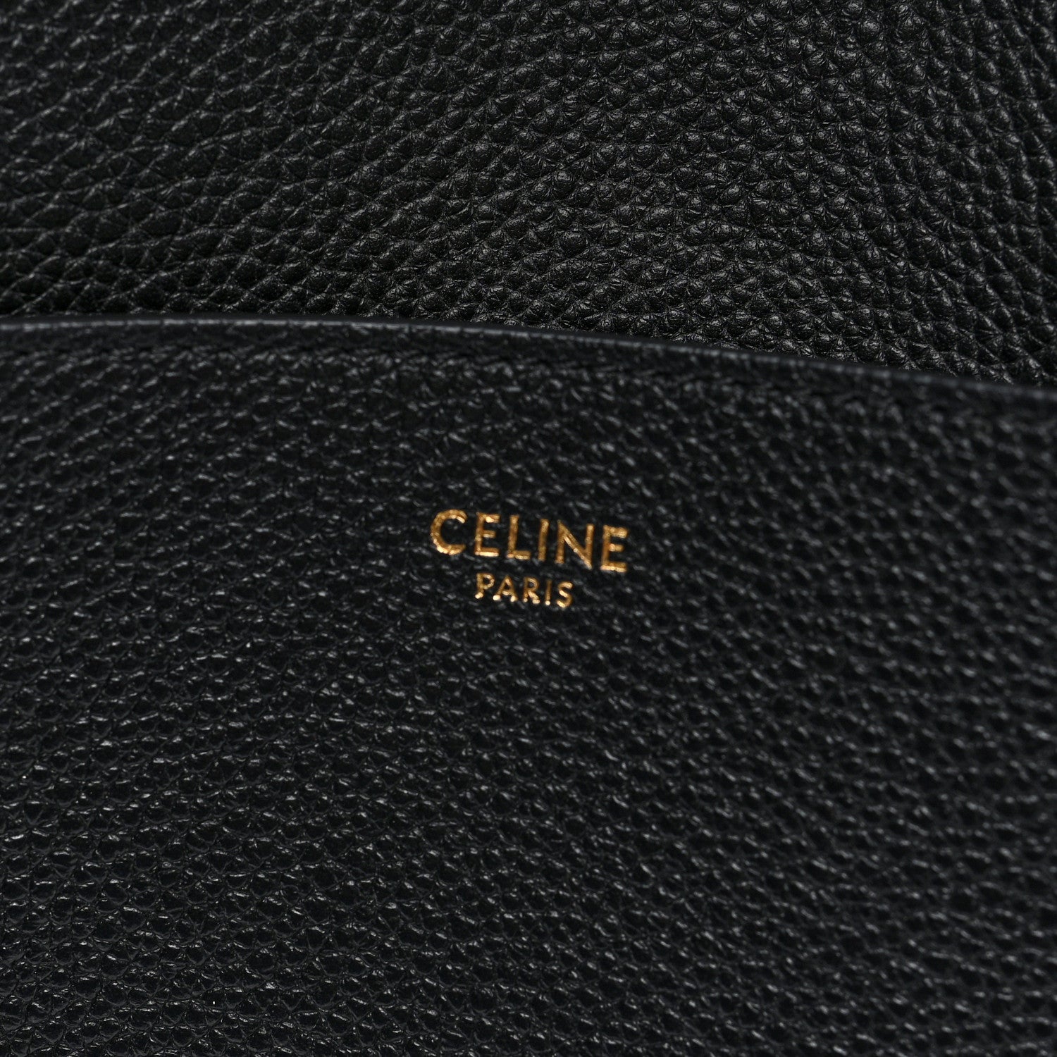 Celine Soft Grained Calfskin Sangle Bucket Bag Black 6 of 9