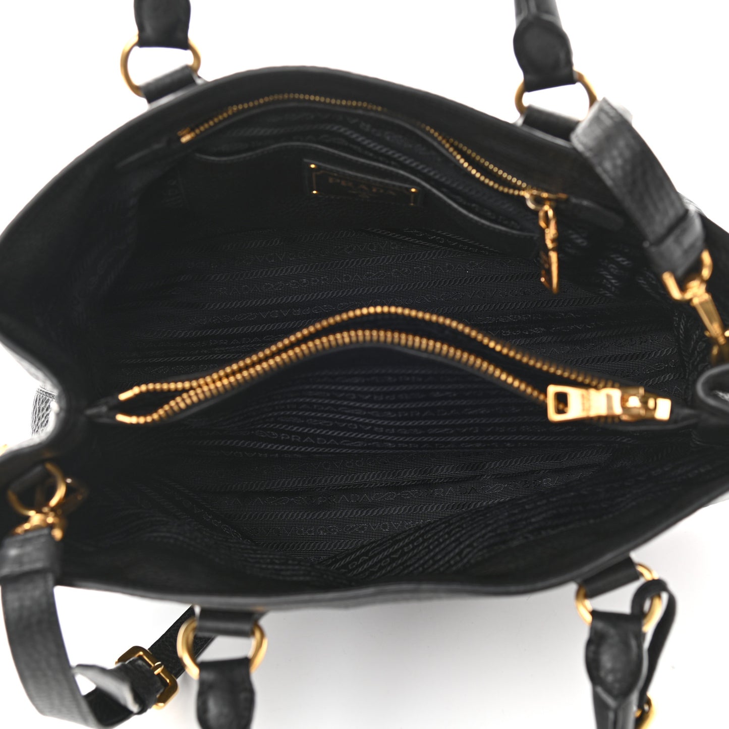 Vitello Daino Tote Black