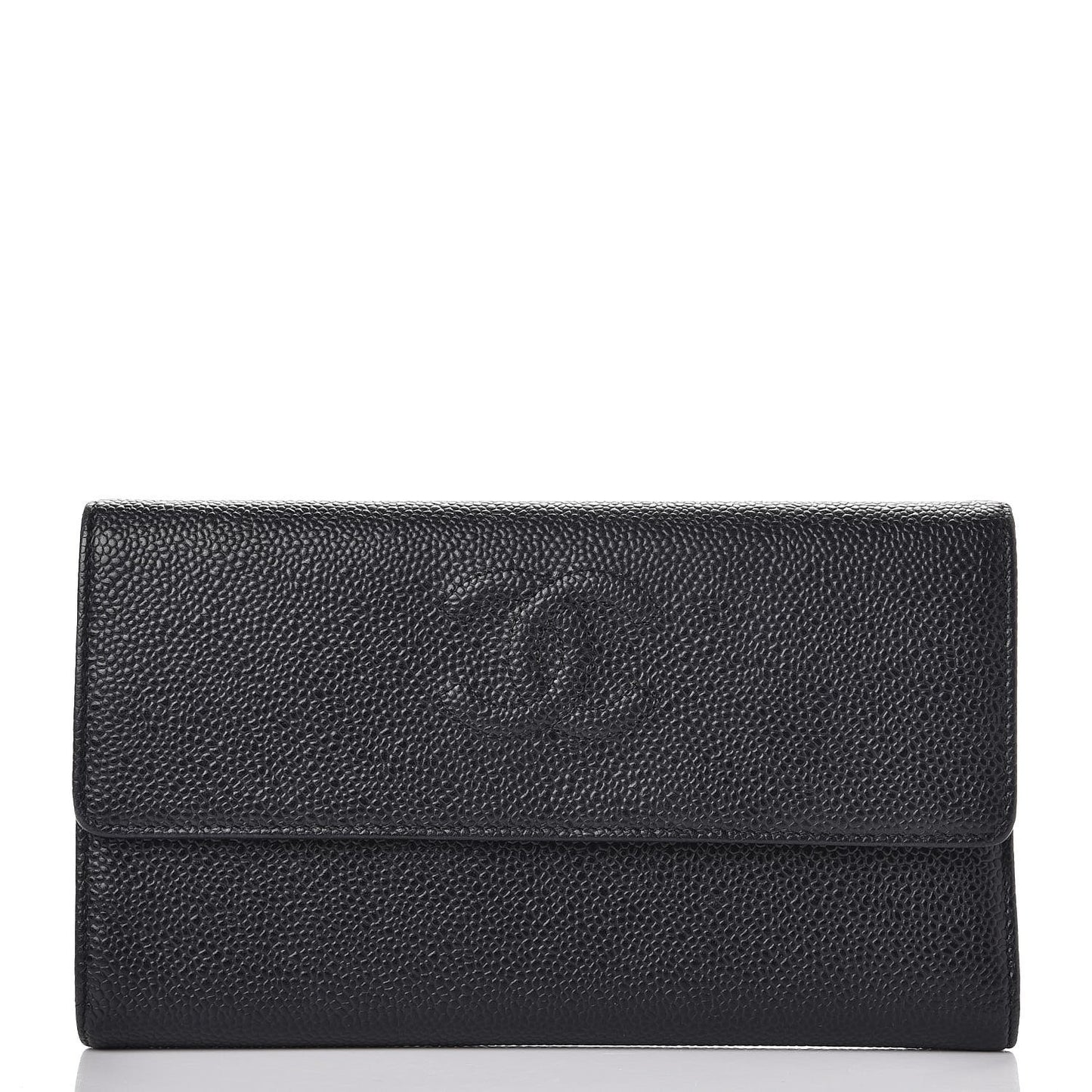 Caviar Timeless CC Flap Wallet Black