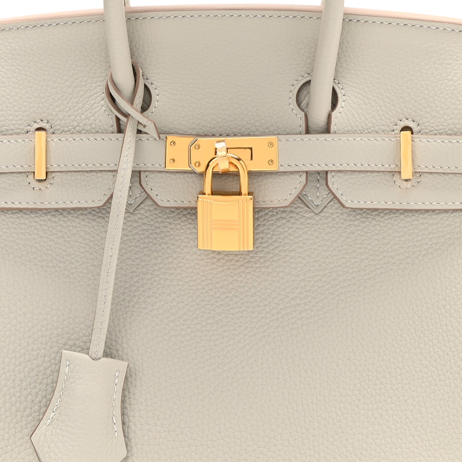 Hermes Togo Birkin 25 Gris Perle 8 of 11