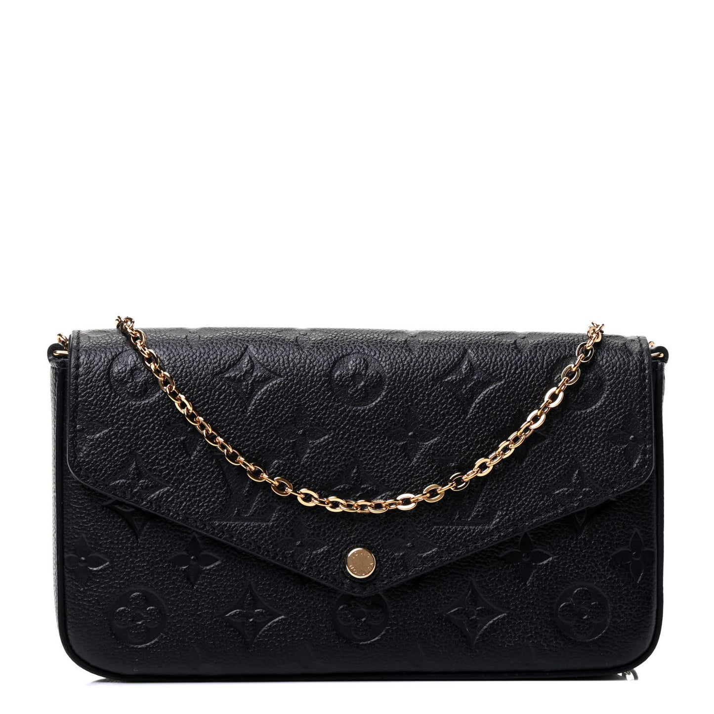 Empreinte Pochette Felicie Chain Wallet Black