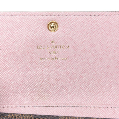 Louis Vuitton Damier Ebene Multicles 6 Key Holder Rose Ballerine 5 of 10