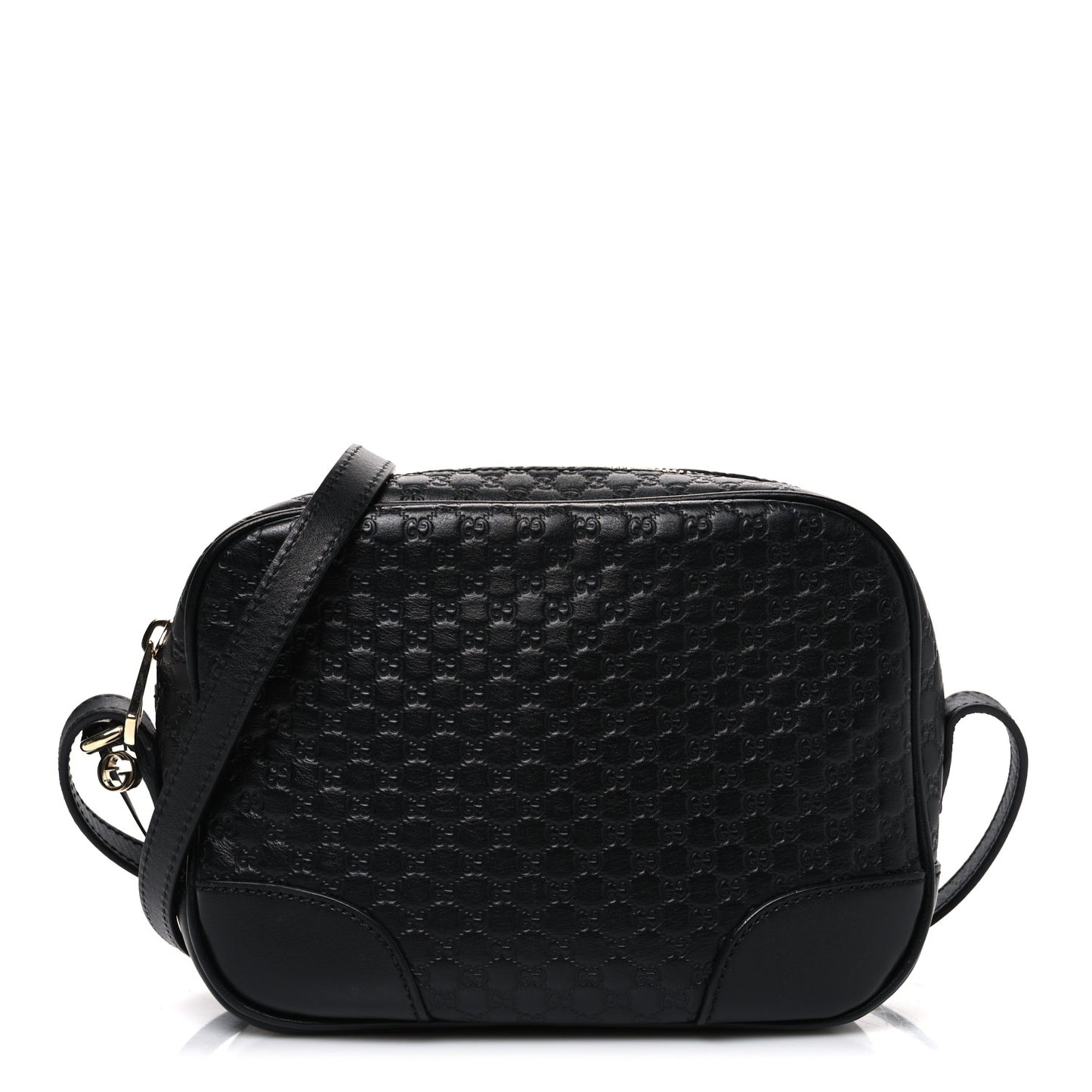 Microguccissima Mini Bree Messenger Bag Black