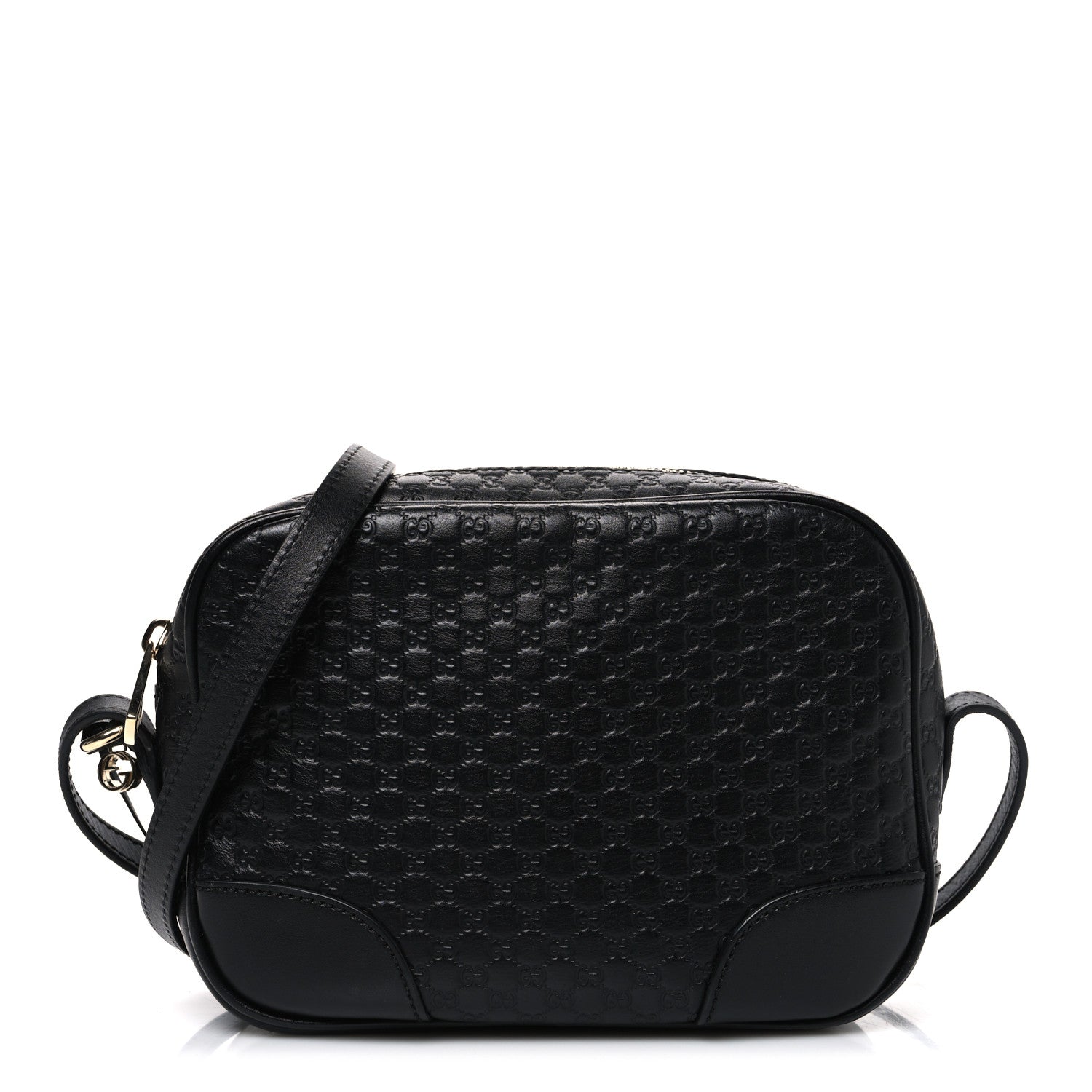 Gucci Microguccissima Mini Bree Messenger Bag Black 1 of 10