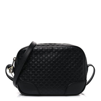 Gucci Microguccissima Mini Bree Messenger Bag Black 1 of 10