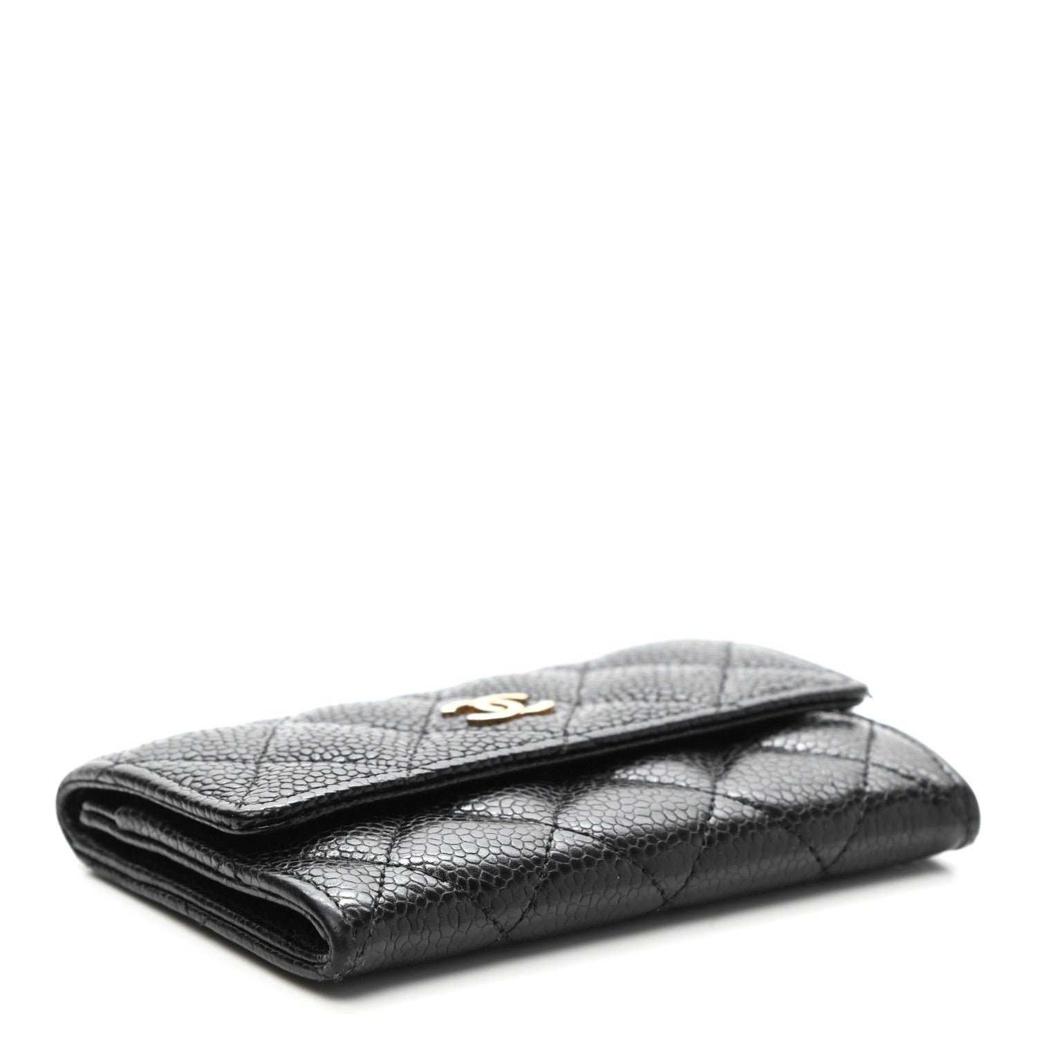 Chanel Caviar Quilted Flap Card Holder Black 4 of 8